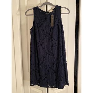 Navy lace dress